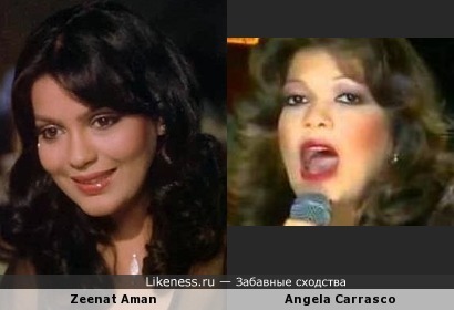Zeenat Aman и Angela Carrasco