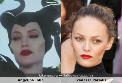 Angelina Jolie и Vanessa Paradis