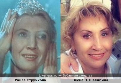 Раиса Стручкова и Жена П. Шаляпина