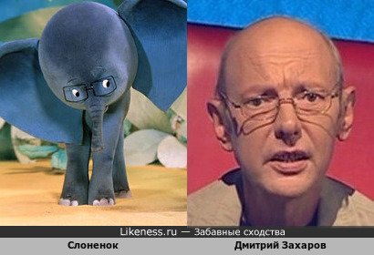Слоненок и Дмитрий Захаров