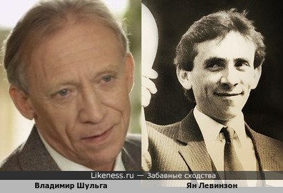Владимир Шульга похож на Яна Левинзона