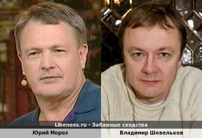 Юрий Мороз похож на Владимира Шевелькова
