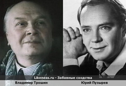 Владимир Трошин похож на Юрия Пузырева