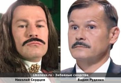 Николай Сердцев похож на Вадима Руденко