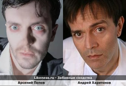 Арсений Попов похож на Андрея Харитонова