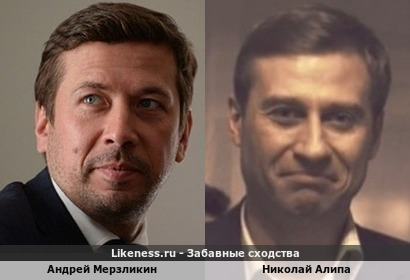 Андрей Мерзликин похож на Николая Алипу