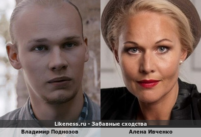 Владимир Поднозов похож на Алену Ивченко