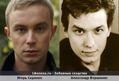 Игорь Скрипко похож на Александра Вершинина