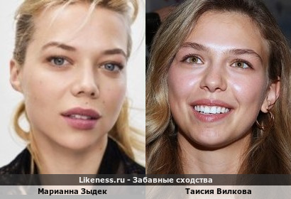 Марианна Зыдек похожа на Таисию Вилкову