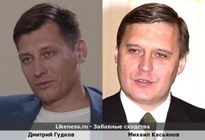 Дмитрий Гудков похож на Михаила Касьянова
