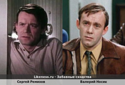 Сергей Ремизов похож на Валерия Носика