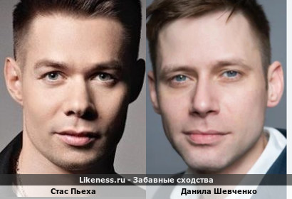 Стас Пьеха похож на Данила Шевченко