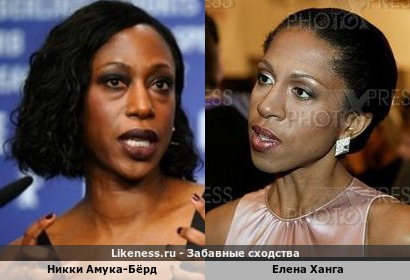 Никки Амука-Бёрд похожа на Елену Ханга