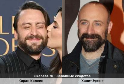 Киран Калкин похож на Халита Эргенча