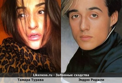 Тамара Турава похожа на Эндрю Риджли