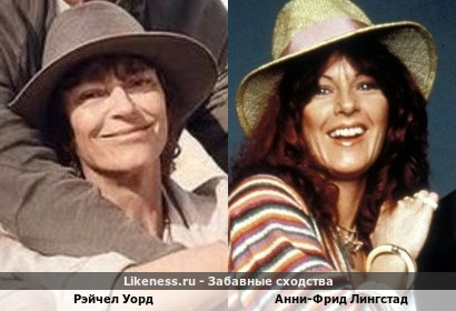 Рэйчел Уорд похожа на Анни-Фрид Лингстад