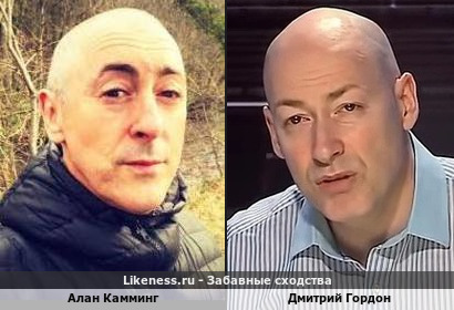 Алан Камминг похож на Дмитрия Гордона