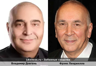 Владимир Довгань похож на Фрэнка Ланджеллу