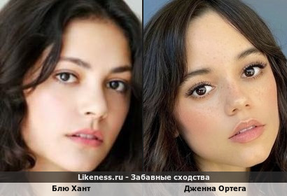 Блю Хант похожа на Дженну Ортега