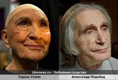 Теренс Стемп похож на Александра Подобеда