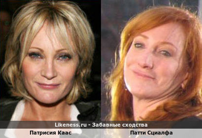 Патрисия Каас похожа на Патти Сциалфу
