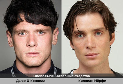 Джек О'коннелл похож на Киллиана Мёрфи