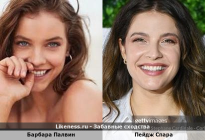 Барбара Палвин похожа на Пейдж Спару
