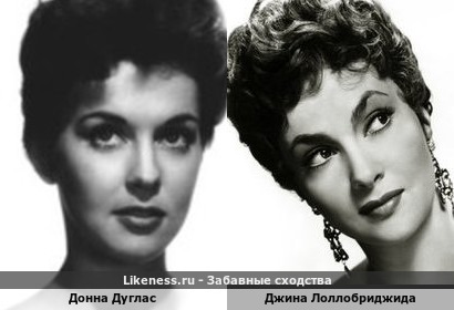 Донна Дуглас похожа на Джину Лоллобриджиду (репост)