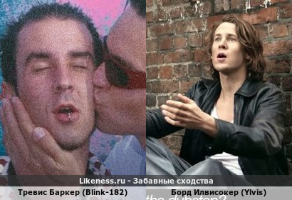 Тревис Баркер (Blink-182) похож на Борда Илвисокера (Ylvis)