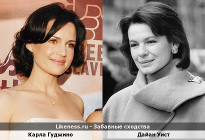Карла Гуджино похожа на Дайан Уист