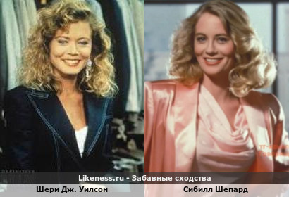 Шери Дж. Уилсон похожа на Сибилл Шепард