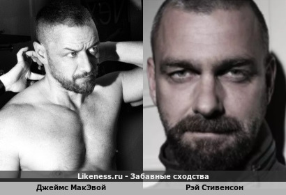 Джеймс Макэвой похож на Рэя Стивенсона