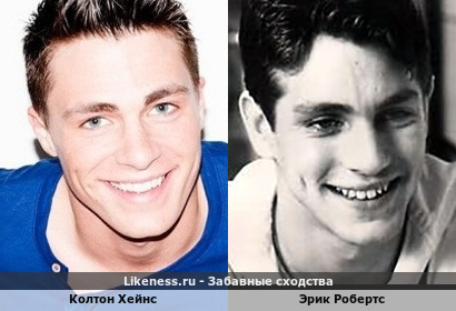 Колтон Хейнс похож на Эрика Робертса