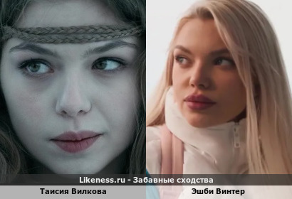 Таисия Вилкова похожа на Эшби Винтер