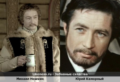 Михаил Ножкин похож на Юрия Каморного