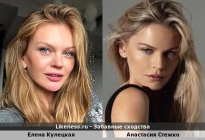 Елена Кулецкая похожа на Анастасию Стежко