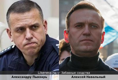Александру Пынзарь похож на Алексея Навального