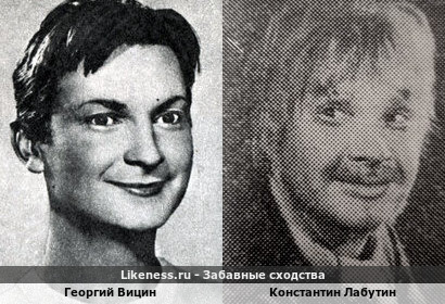 Георгий Вицин похож на Константина Лабутина