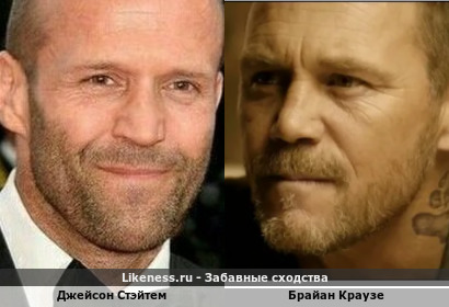 Джейсон Стэйтем похож на Брайана Краузе