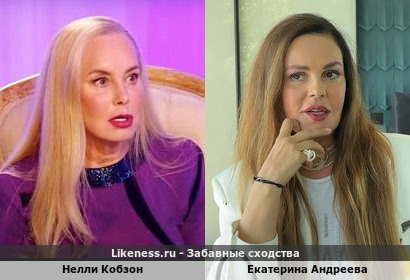 Нелли Кобзон похожа на Екатерину Андрееву