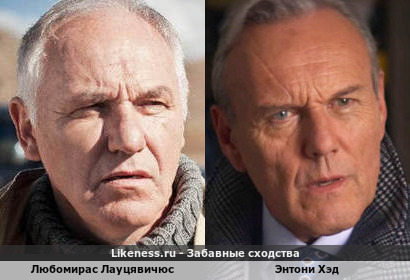 Любомирас Лауцявичюс похож на Энтони Хэда