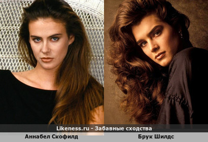 Аннабел Скофилд напоминает Брук Шилдс