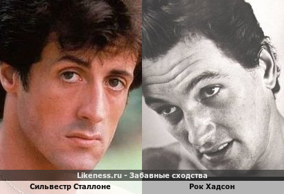 Сильвестр Сталлоне похож на Рока Хадсона