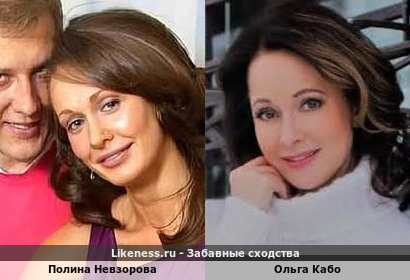 Полина Невзорова похожа на Ольгу Кабо