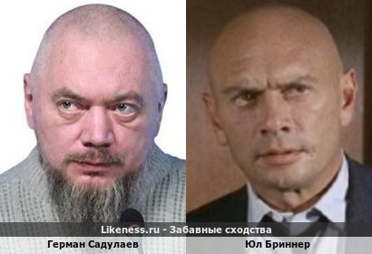 Герман Садулаев похож на Юла Бриннера