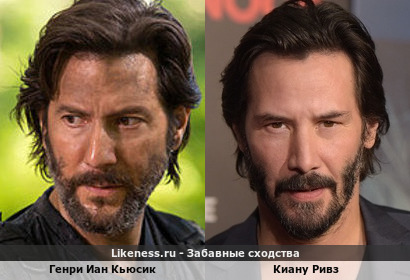 Генри Иан Кьюсик похож на Киану Ривза