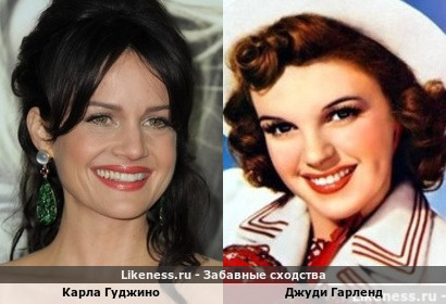 Карла Гуджино похожа на Джуди Гарленд