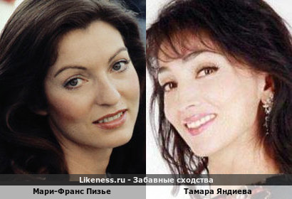 Мари-Франс Пизье похож на Тамару Яндиеву