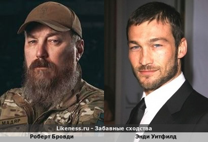 Роберт Бровди похож на Энди Уитфилда