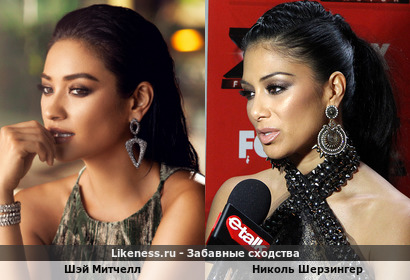 Шэй Митчелл похож на Николь Шерзингер